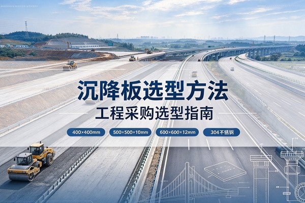 鸡泽沉降板选择方法