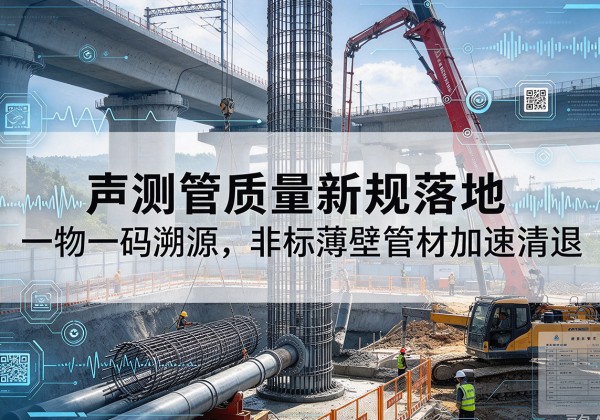 鸡泽声测管质量新规落地，一物一码溯源，非标薄壁管材加速清退